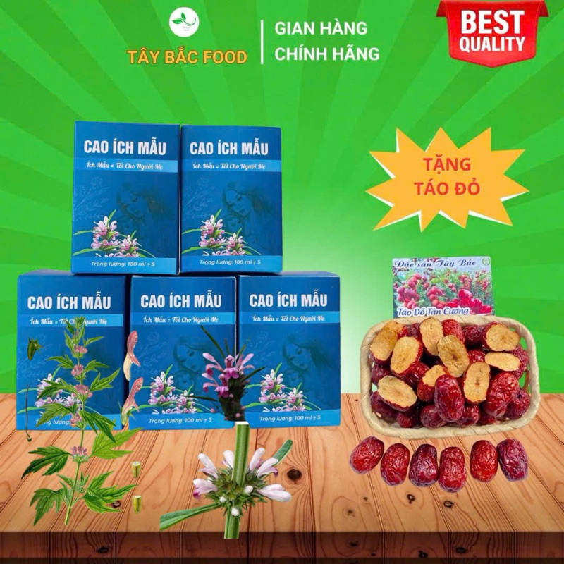 (CHÍNH HÃNG) Cao Ích Mẫu Thảo Dược ( Tây Bắc )