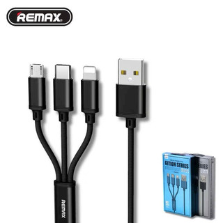 Cáp sạc remax 3 đầu rc-131 dây dù 1.2m