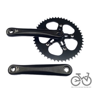 Bộ đùi đĩa nhôm 48 răng 1 tầng RT, Đùi đĩa xe đạp Fixed Gear RT