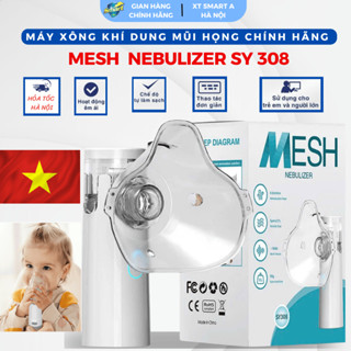 Máy Xông Khí Dung mũi họng cầm tay MESH NEBULIZER SY 308 - Máy khí dung cho bé và người lớn nhỏ gọn