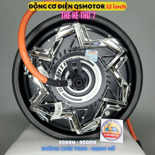  Động cơ xe điện 2000W 3000W V7 QSMOTOR 10-12 INCH 48-96V Thế hệ thứ 7  KHÔNG CHỔI THAN - MẠNH MẼ 