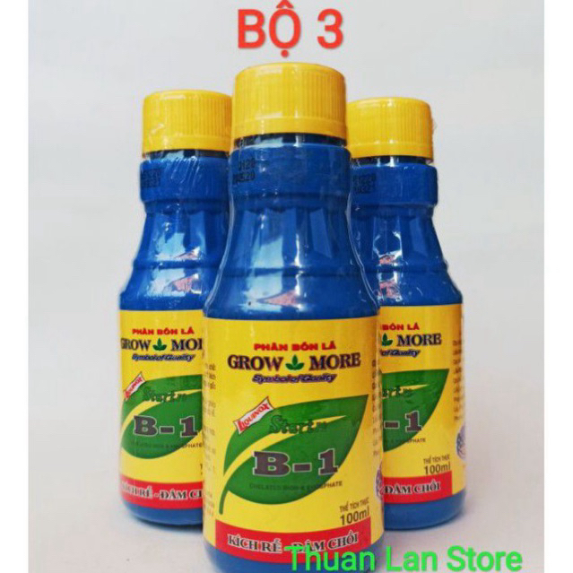 Set 3chai Vitamin B1 Growmore 100ml
