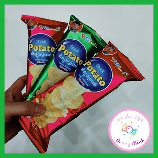  5 gói Snack khoai tây potato vela giòn ngon hấp dẫn đồ ăn vặt giá rẻ đồ ăn vặt cổng trường hot nhất 