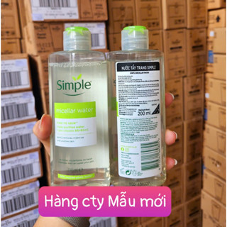 [Tem phụ cty] Nước Tẩy Trang Simple Micellar Cleansing Water 200ml
