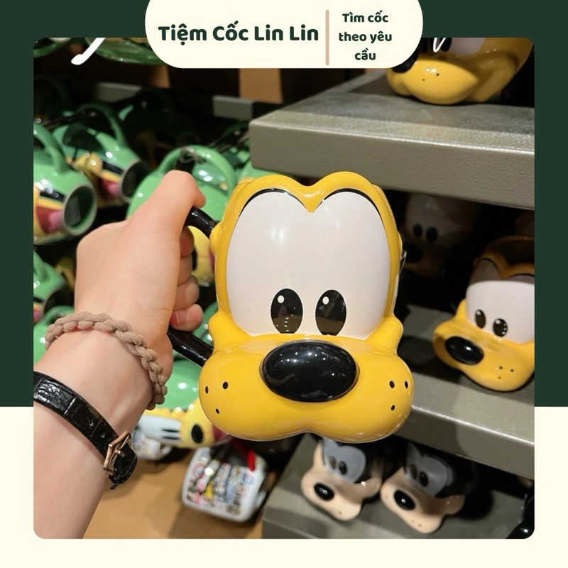 Cốc Sứ Hình Chó Pluto Disney Chính Hãng – Ly Gốm 3D Hoạt Hình Ngộ Nghĩnh Dễ Thương Quà Tặng Bé Gái B