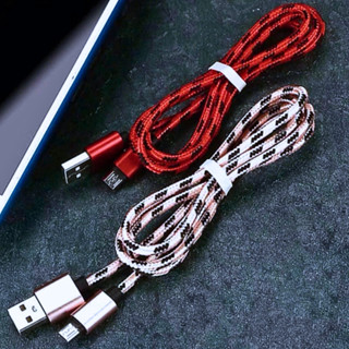 [Dây Sạc Nhanh] Dây sạc Androi, oppo, xiaomi..,Cáp sạc cổng Micro USB thiết kế dây bện dù 1m