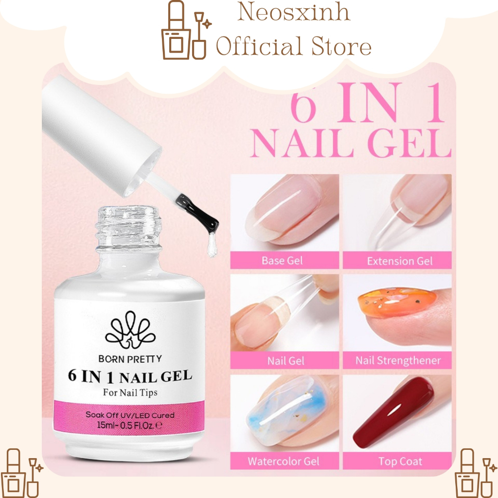 Sơn 6 In 1 Born Pretty Chính Hãng Hộp Mới - Neosxinh Nails