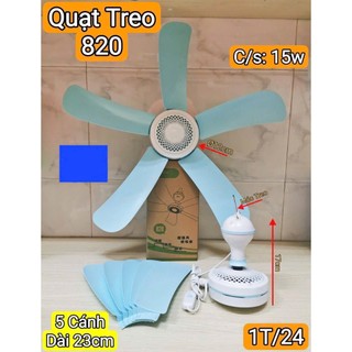 Quạt Trần MiNi Đuổi Ruồi -Muỗi 3 Cánh-5 Cánh Ngẫu Nhiên