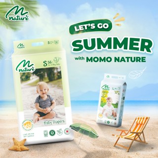 [Combo 4 Bịch] Tã Bỉm Momo Nature Chính Hãng, Bỉm Dán Quần 2 Vùng Thấm Full Size