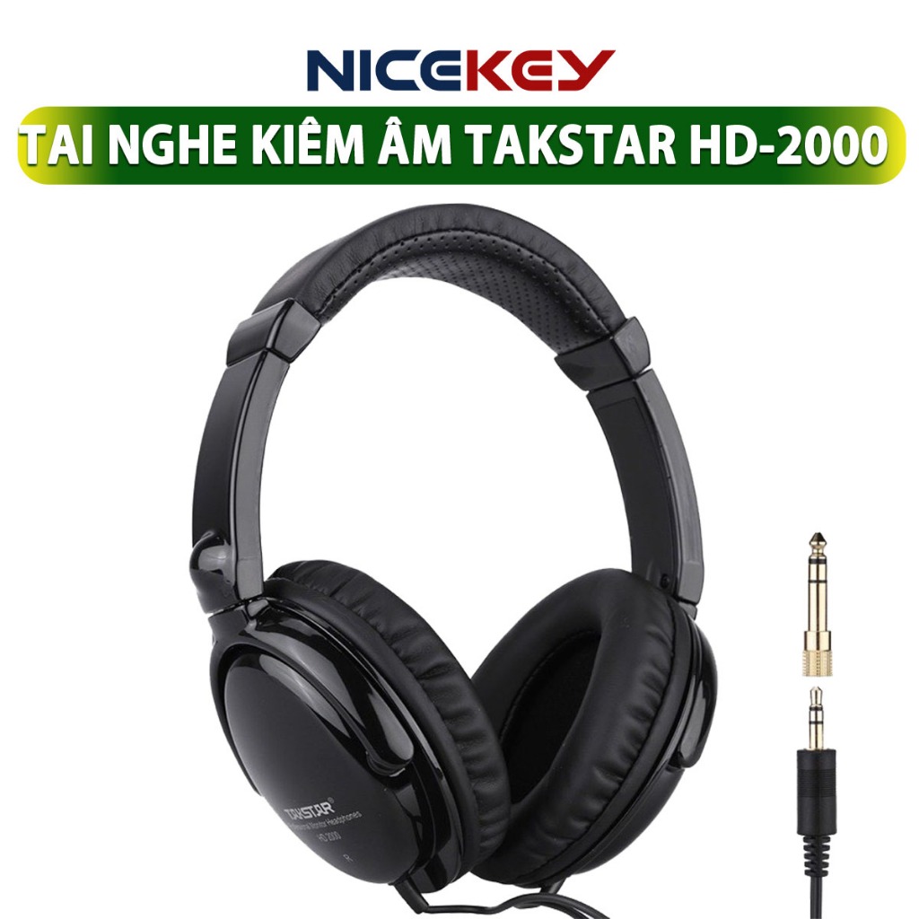 Tai Nghe Kiểm Âm TAKSTAR HD2000, Tai Nghe Chụp Tai Chính Hãng BẢO HÀNH 12 THÁNG