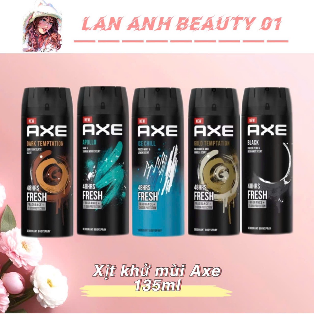 Xịt nước hoa nam toàn thân AXE 135ml