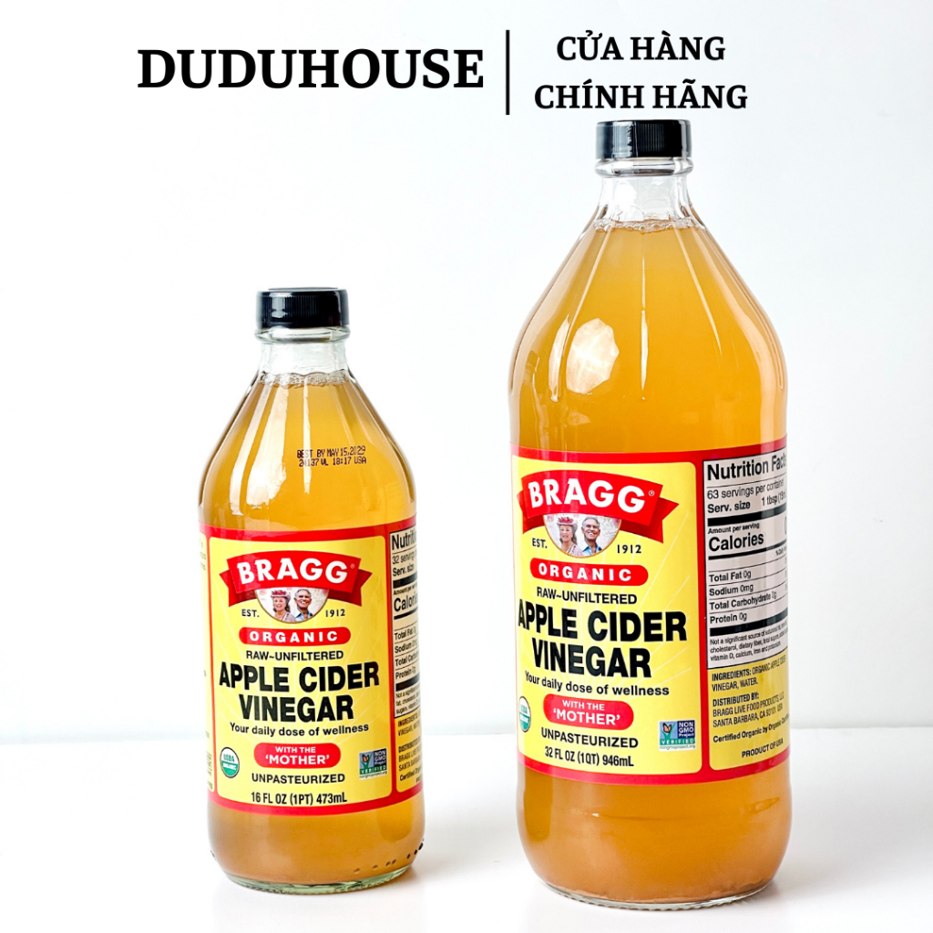 Giấm táo hữu cơ Bragg FULLSIZE