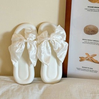   Sẵn + Hỏa tốc  Shoes.ri | Dép xỏ ngón nữ nơ xinh thời trang – đế mềm chống trượt đi trong nhà hoặc đi biển đều hợp-G28 