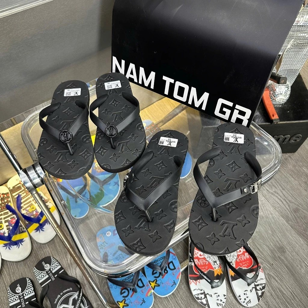 Dép Tông nam LV-GC-DG loại đẹp full mẫu hè 2025,đế 2 lớp chống trơn, thời trang.