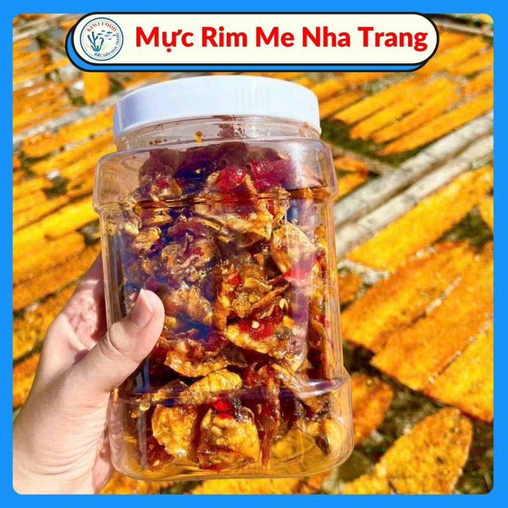 Mực Rim Me Cay Nướng Than Đặc Sản Nha Trang, Mực Rim Me Nguyên Con Đồ Ăn Vặt Kiwi Food