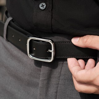 Thắt Lưng Da Bò Orient (Nam/Nữ) - bản nhỏ 2.8 cm khóa lỗ kim (khóa trắng/đen)