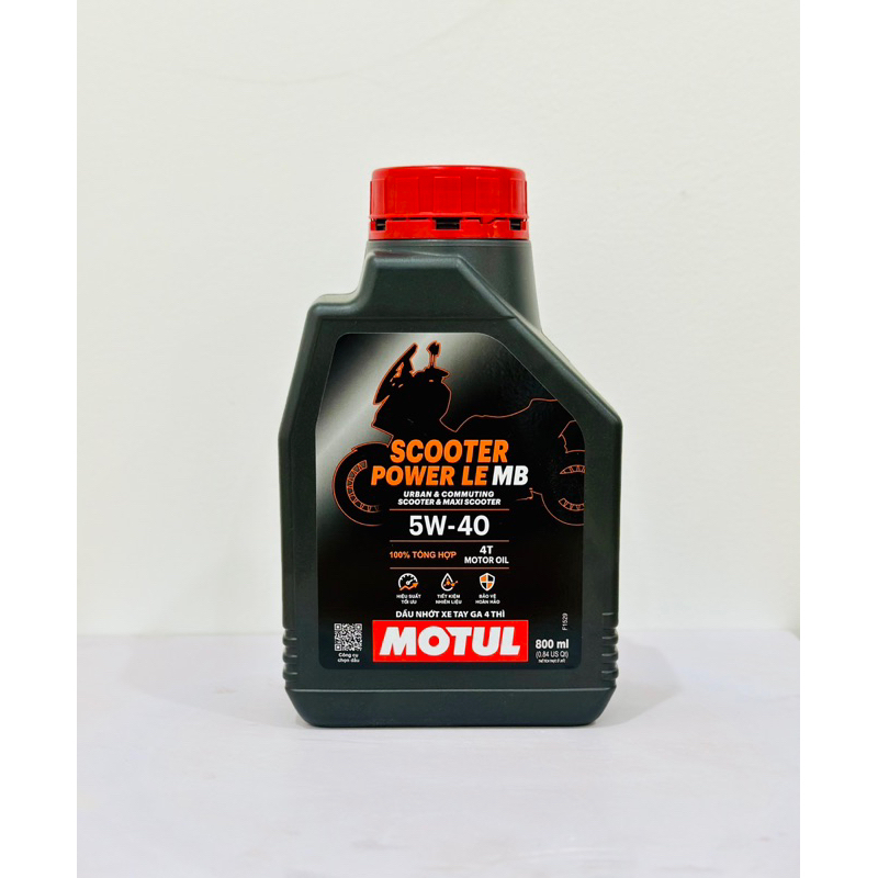 Nhớt Motul Scooter Power LE 5W40 0.8L