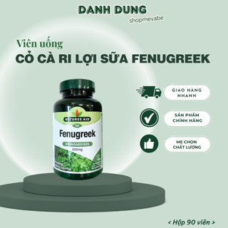 (Nhập Khẩu) Viên Lợi Sữa Cỏ Cà Ri Fenugreek 500mg Anh 90 Viên