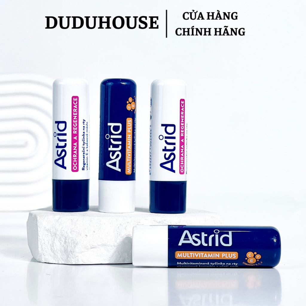 Son Dưỡng môi Mỡ Hươu Astrid Dưỡng ẩm, phục hồi môi khô nẻ 19g Duduhouse