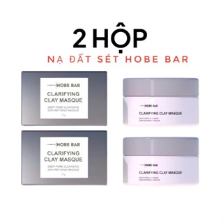 Combo 2 Hộp Mặt Nạ Đất Sét Hobe Bar 55g - Sạch Sâu, Se Khít Lỗ Chân Lông, Cấp Ẩm, Làm Sáng Mịn Da