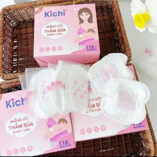 Miếng lót thấm sữa KICHI [Hộp 48/118 miếng]