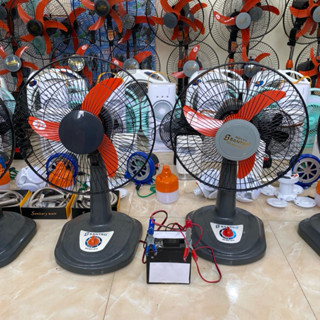 Quạt bàn 12v 24v 220v kẹp bình 2 trong 1 bảo hành 1 năm