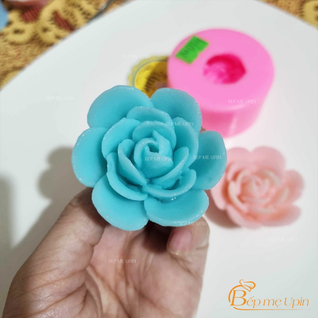 Khuôn silicon khuôn hoa hồng mã J4 - Khuôn hoa hồng thái