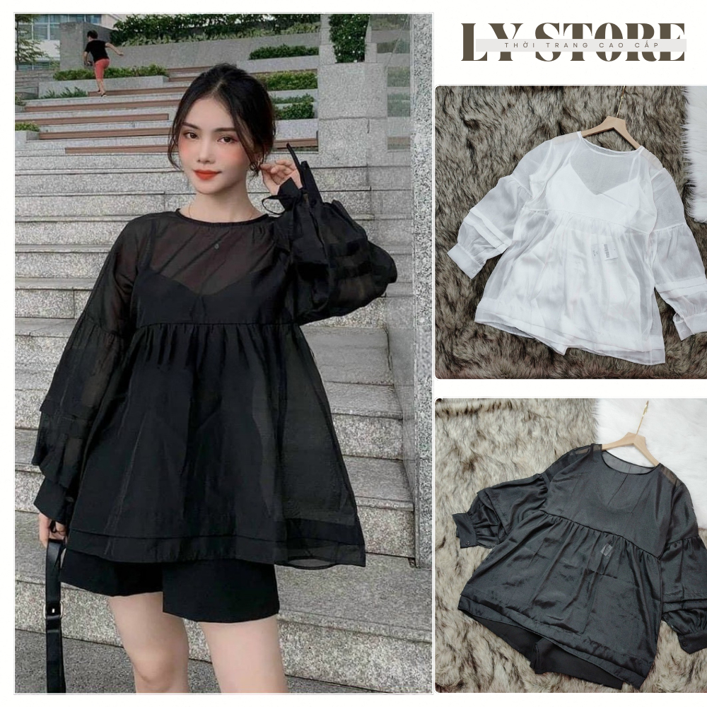 Áo 2 Dây Voan,Áo babydoll chất voan,LY STORE