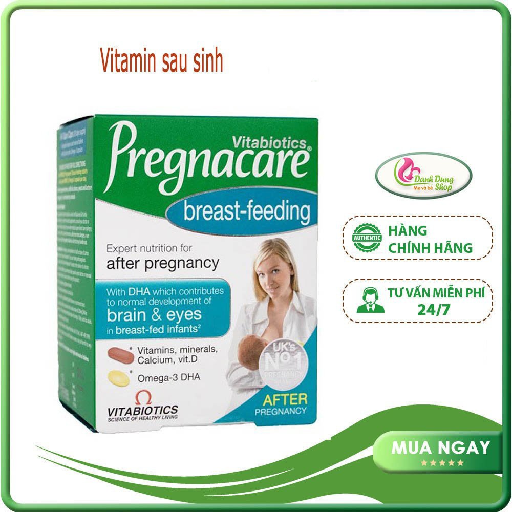 Vitamin pregnacare breastfeeding bú Bổ Sung Chất Cho Sữa Mẹ 84 viên