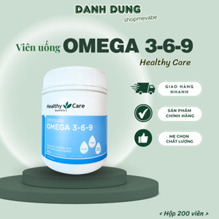  Omega 369 Của Healthy Care Úc 200 Viên  mẫu mới  