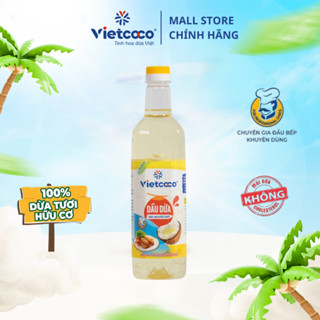 Dầu Dừa Nấu Ăn Vietcoco 100% Nguyên Chất - Chai 1 Lít