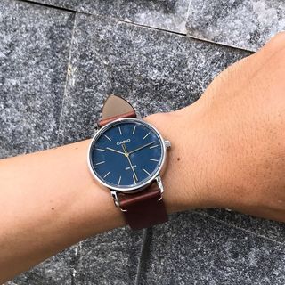 Đồng hồ nam dây da Casio Anh Khuê MTP-E171L-2EVDF