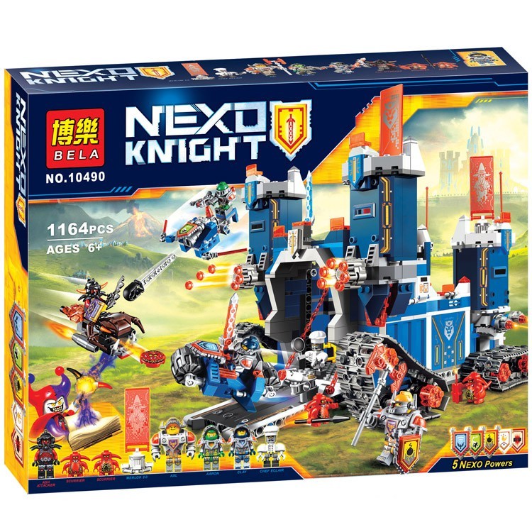 [Nexo] Hàng Có Sẵn 🌟🌟 Lắp Ráp Pháo Đài Hiệp Sĩ Di Động Nexo Knights Bela 10490 🌟🌟