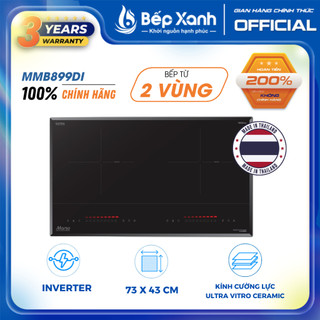   NEW 2025 - MADE IN THAILAN  Bếp Từ Đôi Sunhouse MAMA MMB899DI Công nghệ chuẩn Đức series 8.0 new 2025 - Full tính năn 