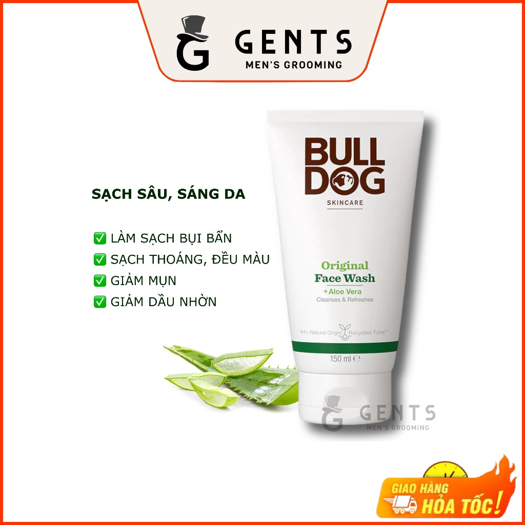 Sữa rửa mặt cho nam Bulldog Skincare Original Face Wash 150ml