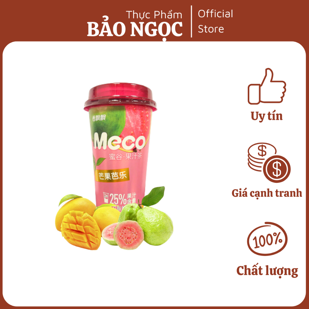 Trà Trái Cây Meco Vị Xoài Ổi 400ml