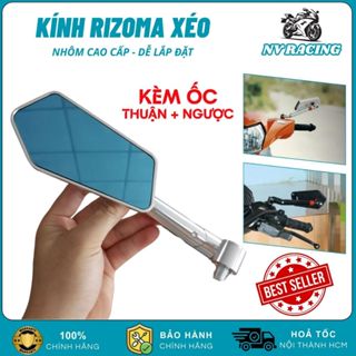 Gương Chiếu Hậu Xe Máy Thời Trang Rizoma Xéo Kính Chiếu Hậu Gắn Chân Kính Exciter, AB, Sh Mode, Wave
