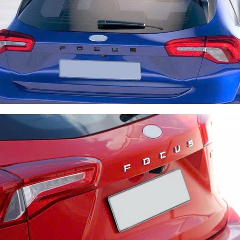 Chữ Nổi Focus Dán Cốp Sau Xe Ford Focus - Tem Chữ Focus Dán Đuôi Xe Focus