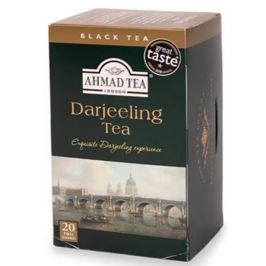 Trà đen Darjeeling AHMAD (túi lọc có bao thiếc) - AHMAD Darjeeling Black Tea