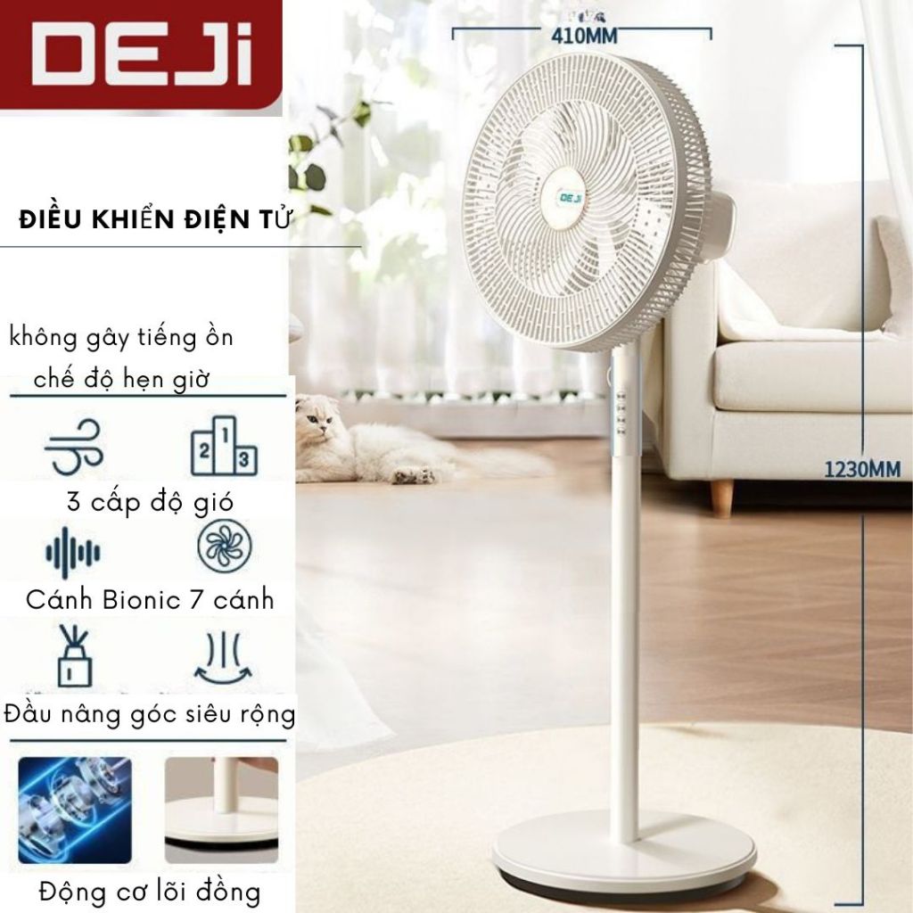 Quạt cây 5 cánh có hẹn giờ Camel chính hãng chuẩn nội địa trung [ BẢO HÀNH 12 THÁNG ]