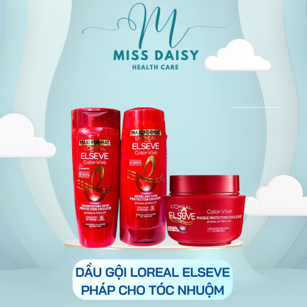Dầu gội Loreal Elseve Color Vive Pháp 500ml