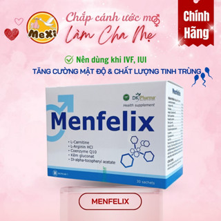 Menfelix - bổ tinh trùng nam, tăng cường sinh lý nam giới , hỗ trợ tăng thụ thai, tinh trùng yếu