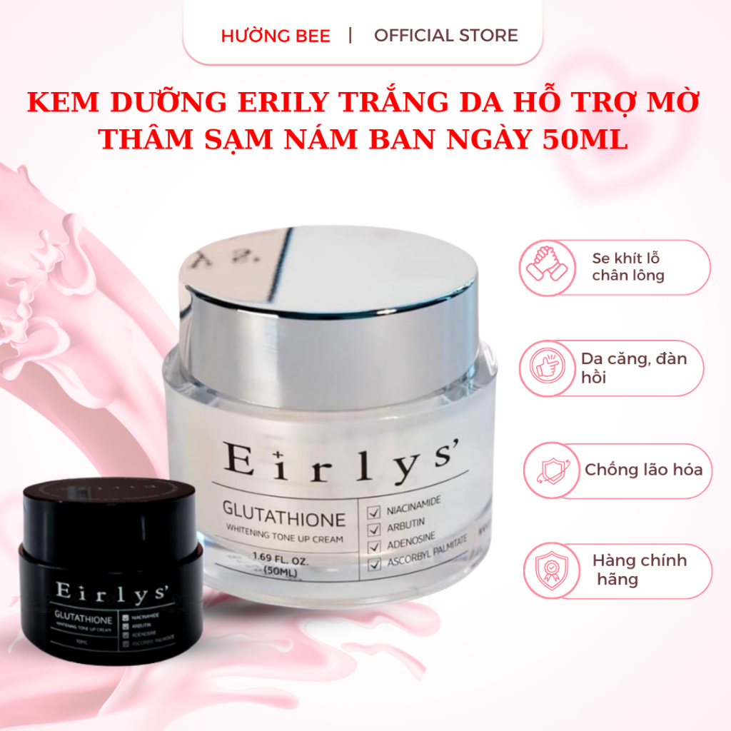 Kem Dưỡng Eirly’s Trắng Da Hỗ Trợ Mờ Thâm Sạm Nám Ban Ngày 50ml