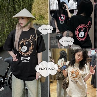 [BST] Áo Thun POPPOP MASCOT Báo Hồng Nâu Form Rộng Nam Nữ KATINO Cotton 270gsm Cao Cấp Siêu Dày Dặn Mềm Mịn Thoáng Mát