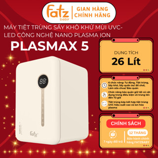 Máy tiệt trùng sấy khô khử mùi UVC-LED công nghệ Nano Plasma Ion FATZBABY Plasmax 5 FB4711TG, 26 Lít