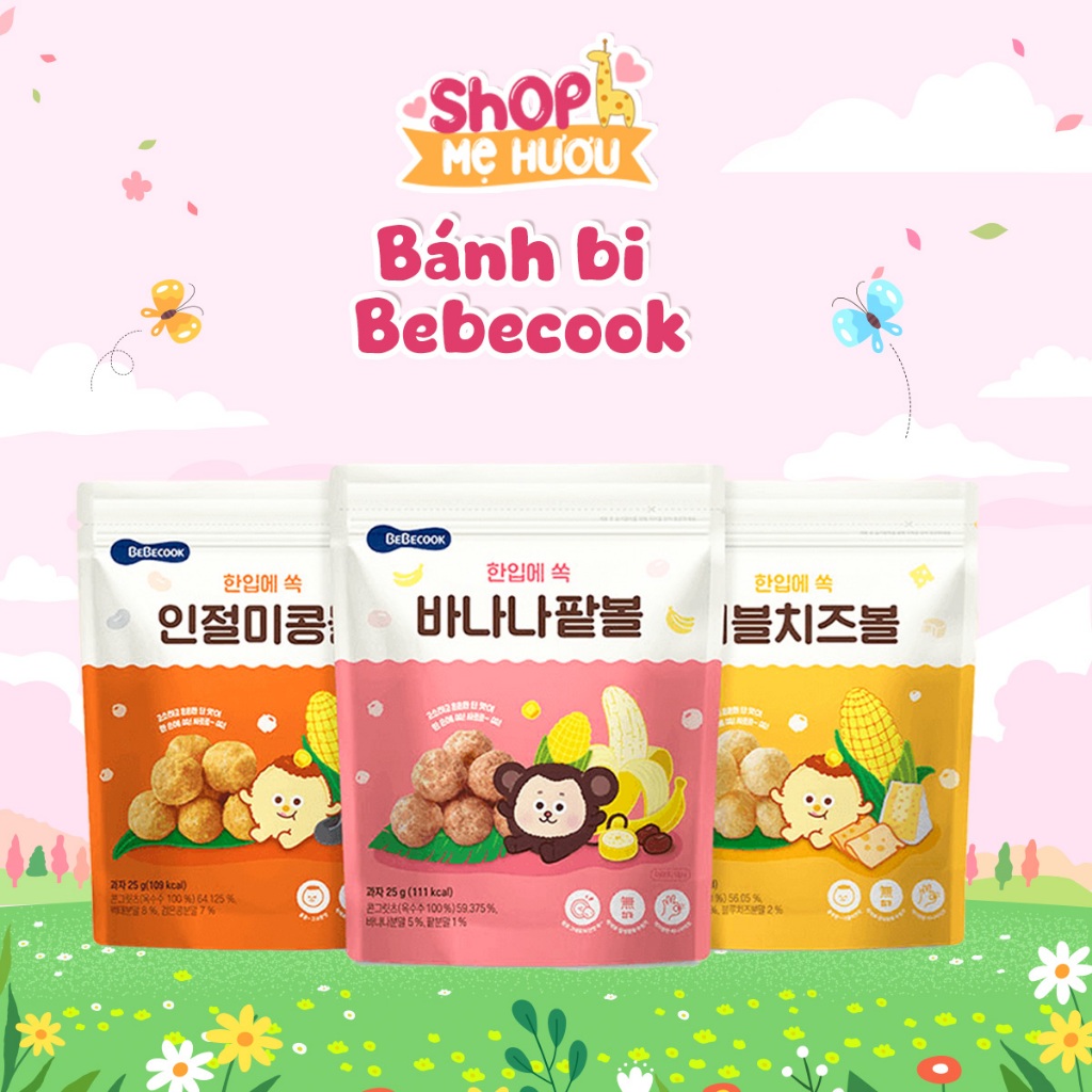 Bánh Bi Bắp Giòn Tan Bebecook Cho Bé