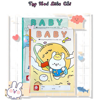 Combo 10 quyển vở 4 và 5oly baby Hải Tiến 48 và 80 trang chính hãng