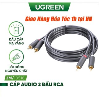 Cáp av hoa sen 2 đầu rca dài 2m ugreen 10518 - hàng chính hãng