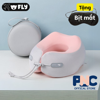 Gối chữ U kê cổ cao su non cao cấp chống mỏi cổ dùng cho dân văn phòng, đi xe ô tô máy bay, du lịch