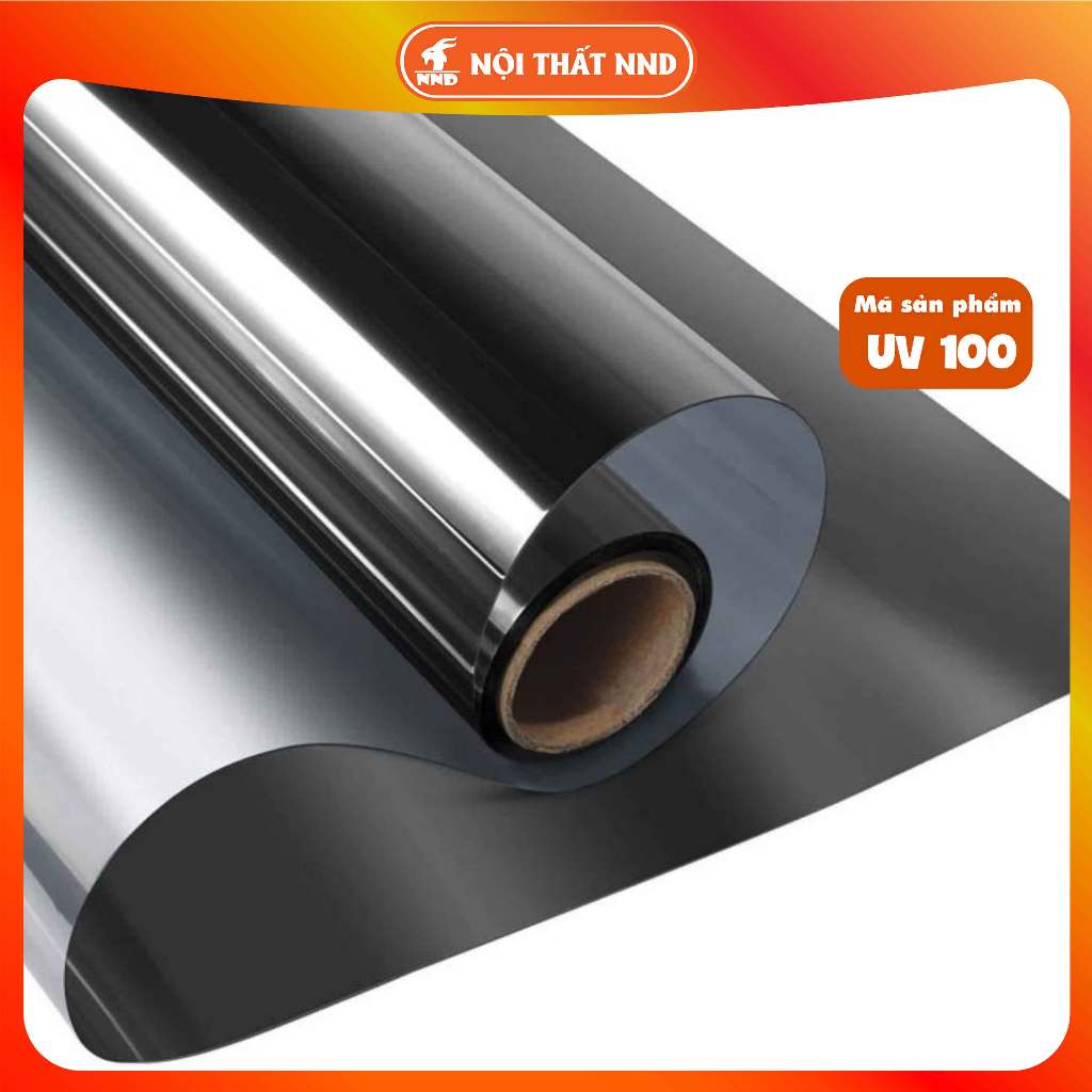 Giấy Phim Dán Kính (Mã UV100) Chống Tia Uv 400% Cách Nhiệt 71%, Cản Sáng Chống Chói Rất Tốt.